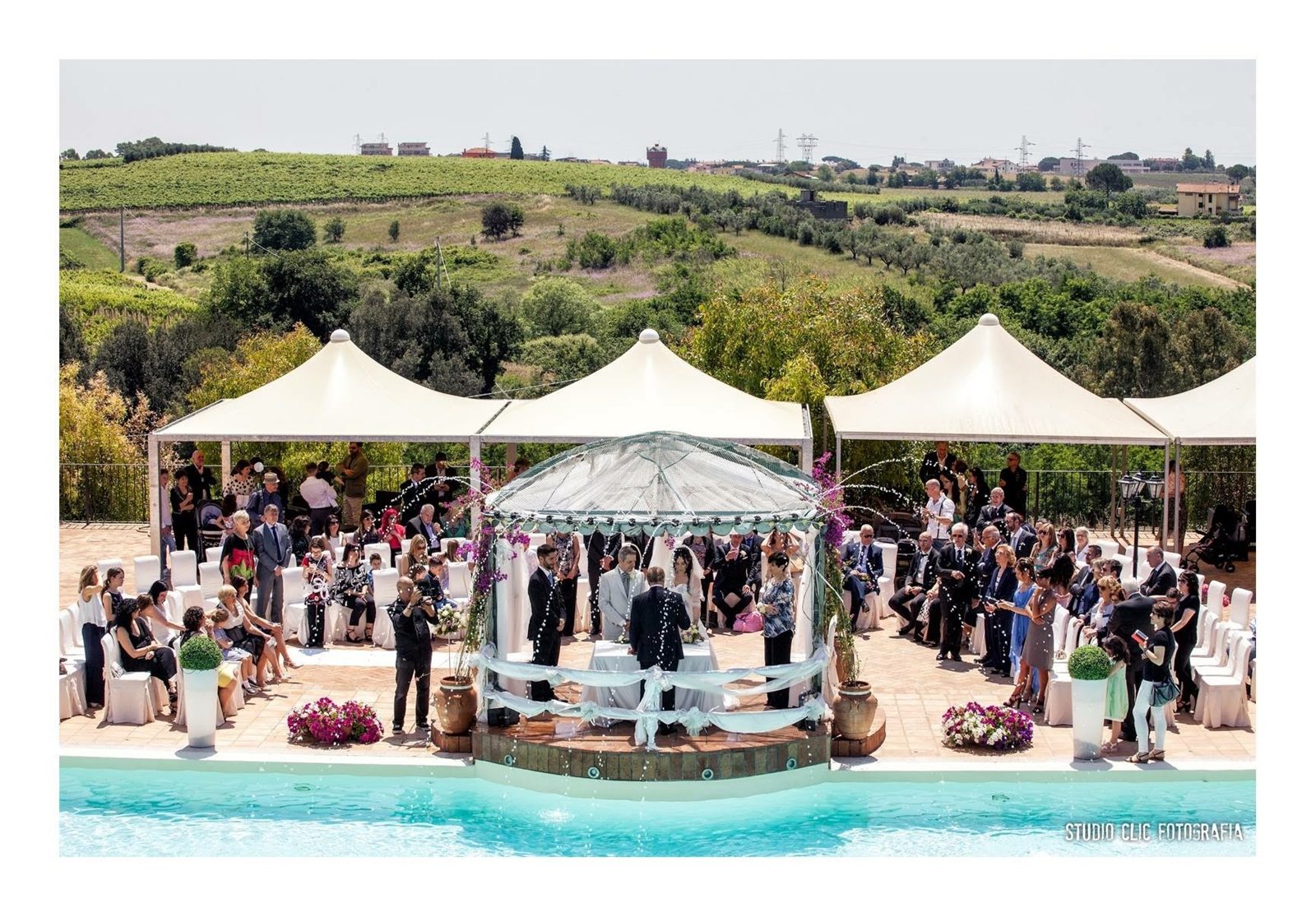 La piscina al Borgo Ariccia